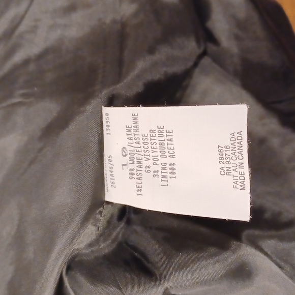 Zenobia Textured Woven Wool Blend Blazer NEW- Sz. 10 - Picture 11 of 13